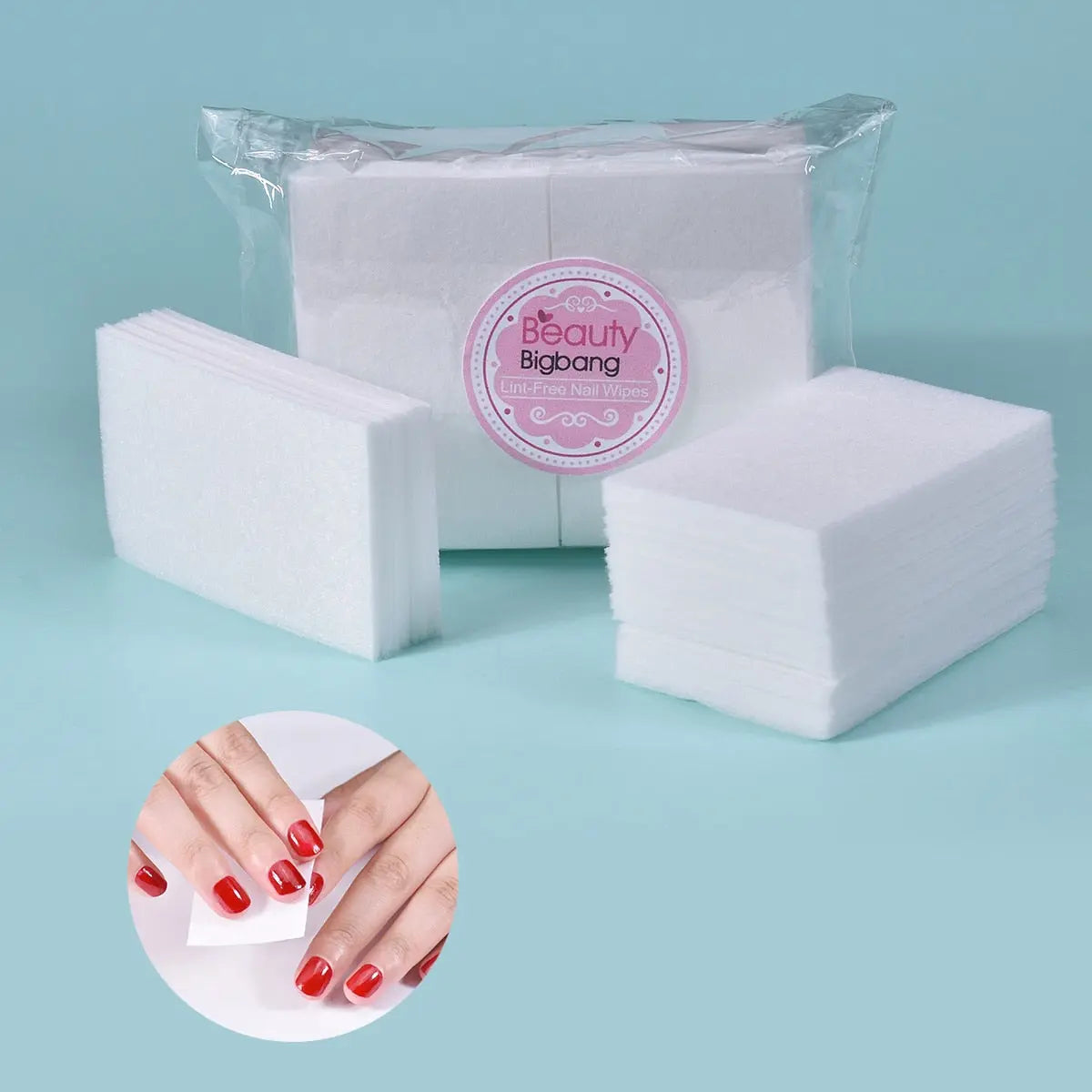 100Pcs Nail polish remover Wipes Just Makeup Me