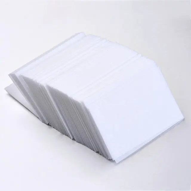 100Pcs Nail polish remover Wipes Just Makeup Me