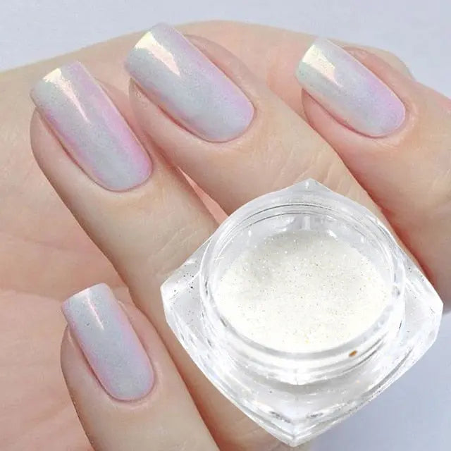 Nail Powder Dip Mermaid Pigment  for manicure Just Makeup Me