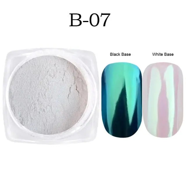 Nail Powder Dip Mermaid Pigment  for manicure Just Makeup Me