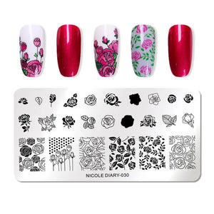 Nail Stamping Plates - Printing Stencil Tools cest du francais