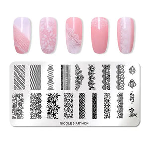 Nail Stamping Plates - Printing Stencil Tools cest du francais