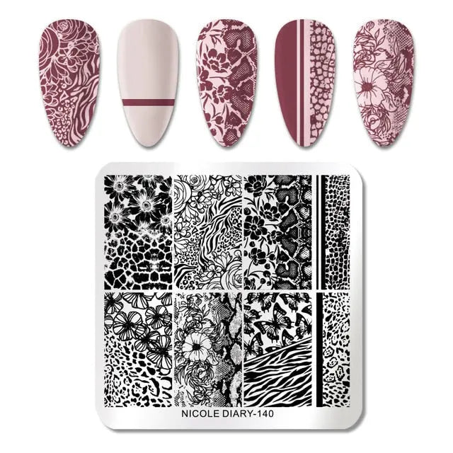 Nail Stamping Plates - Printing Stencil Tools cest du francais