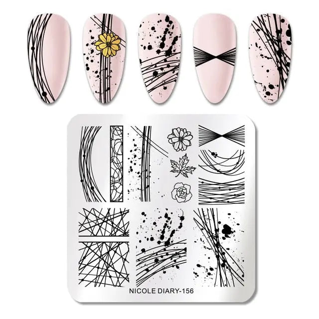 Nail Stamping Plates - Printing Stencil Tools cest du francais