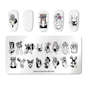 Nail Stamping Plates - Printing Stencil Tools cest du francais