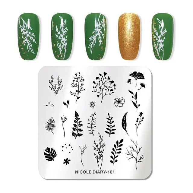 Nail Stamping Plates - Printing Stencil Tools cest du francais