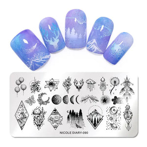 Nail Stamping Plates - Printing Stencil Tools cest du francais