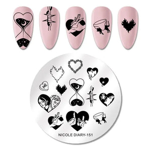 Nail Stamping Plates - Printing Stencil Tools cest du francais