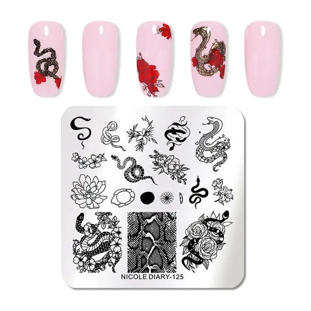 Nail Stamping Plates - Printing Stencil Tools cest du francais