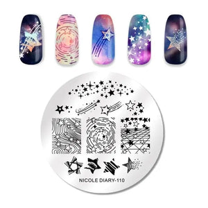 Nail Stamping Plates - Printing Stencil Tools cest du francais