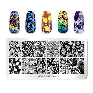 Nail Stamping Plates - Printing Stencil Tools cest du francais