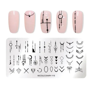 Nail Stamping Plates - Printing Stencil Tools cest du francais