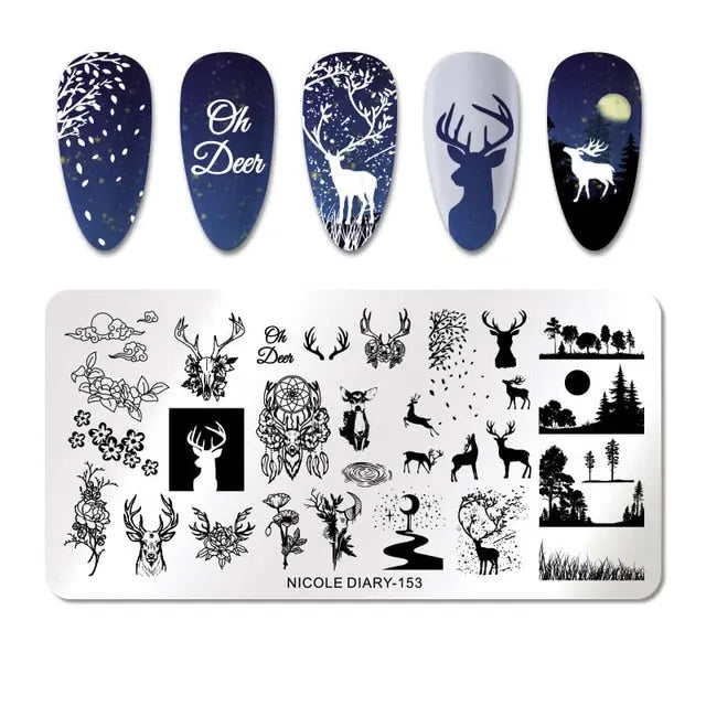 Nail Stamping Plates - Printing Stencil Tools cest du francais