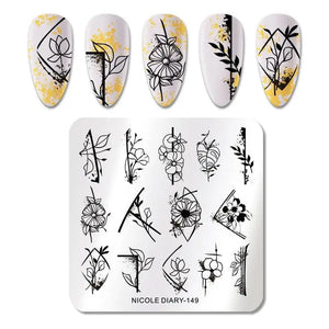 Nail Stamping Plates - Printing Stencil Tools cest du francais