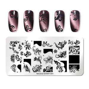 Nail Stamping Plates - Printing Stencil Tools cest du francais