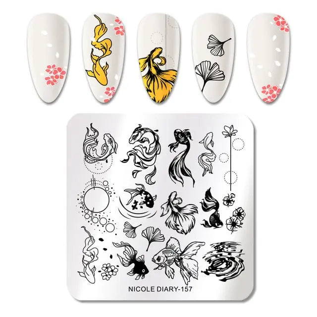 Nail Stamping Plates - Printing Stencil Tools cest du francais