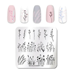 Nail Stamping Plates - Printing Stencil Tools cest du francais