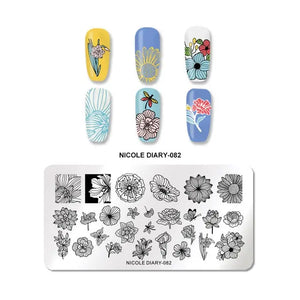 Nail Stamping Plates - Printing Stencil Tools cest du francais