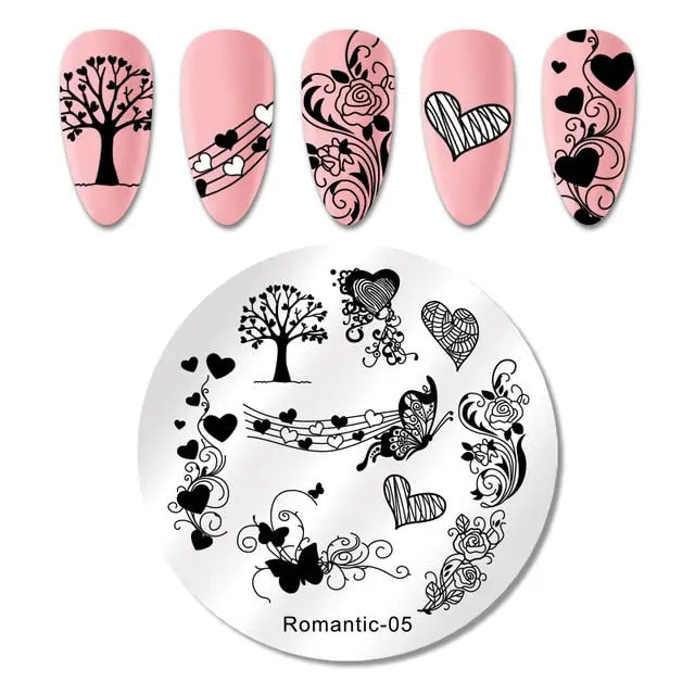 Nail Stamping Plates - Printing Stencil Tools cest du francais