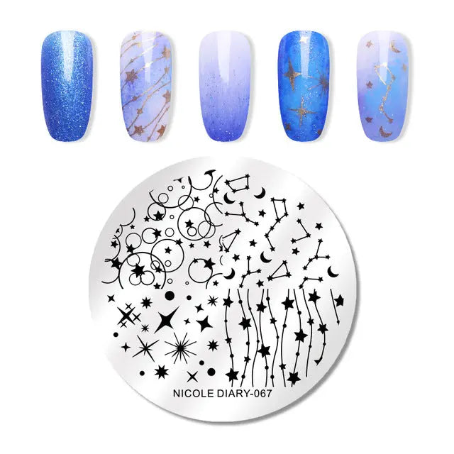 Nail Stamping Plates - Printing Stencil Tools cest du francais