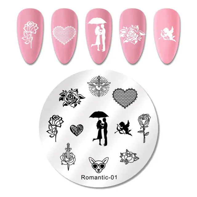 Nail Stamping Plates - Printing Stencil Tools cest du francais