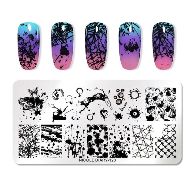 Nail Stamping Plates - Printing Stencil Tools cest du francais