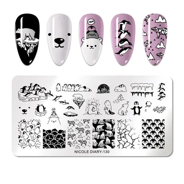 Nail Stamping Plates - Printing Stencil Tools cest du francais