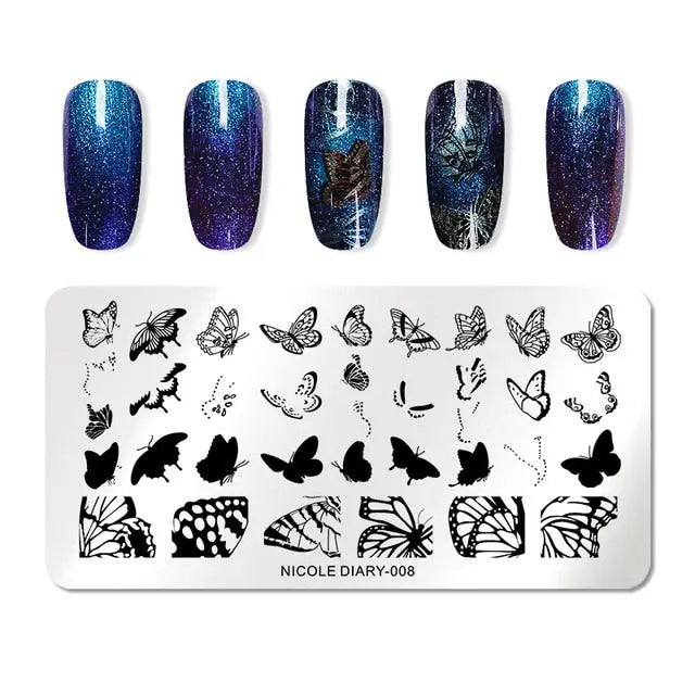 Nail Stamping Plates - Printing Stencil Tools cest du francais