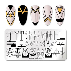 Nail Stamping Plates - Printing Stencil Tools cest du francais