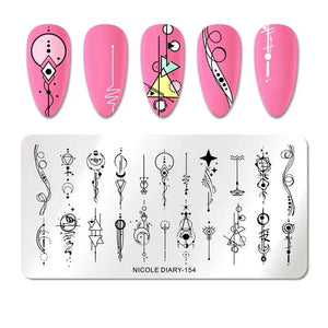 Nail Stamping Plates - Printing Stencil Tools cest du francais