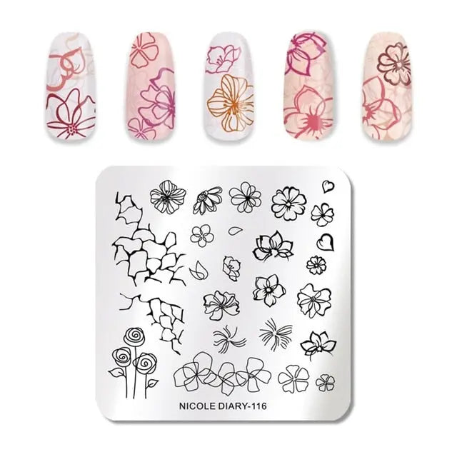 Nail Stamping Plates - Printing Stencil Tools cest du francais