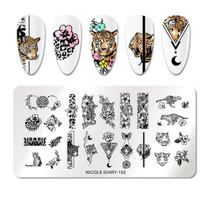 Nail Stamping Plates - Printing Stencil Tools cest du francais