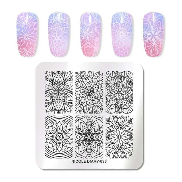 Nail Stamping Plates - Printing Stencil Tools cest du francais