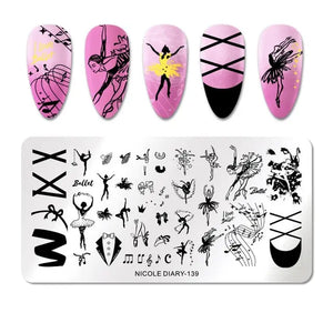 Nail Stamping Plates - Printing Stencil Tools cest du francais