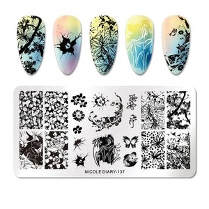 Nail Stamping Plates - Printing Stencil Tools cest du francais