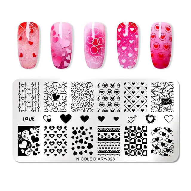 Nail Stamping Plates - Printing Stencil Tools cest du francais