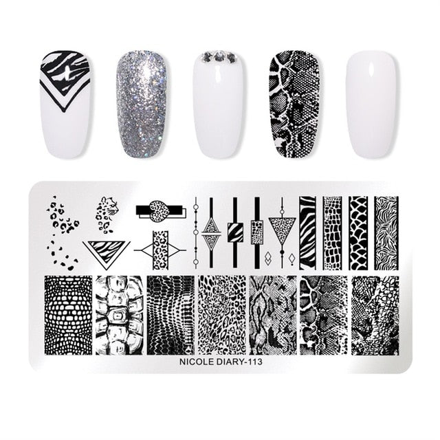 Nail Stamping Plates - Printing Stencil Tools justmakeupme.com