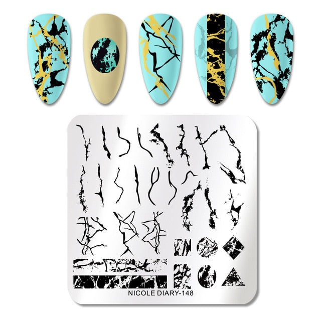 Nail Stamping Plates - Printing Stencil Tools justmakeupme.com